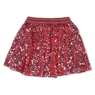 Jubel Jubel , Pailetten rok - Moon Flowers - Roze