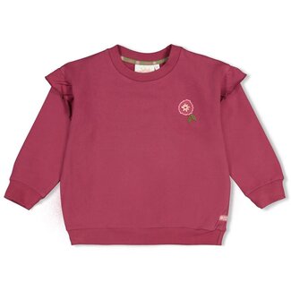 Jubel Jubel , Sweater relaxed fit - Moon Flowers - Mauve