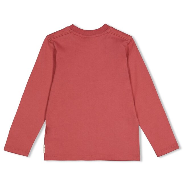 Sturdy , Longsleeve - Mountain top - Rood