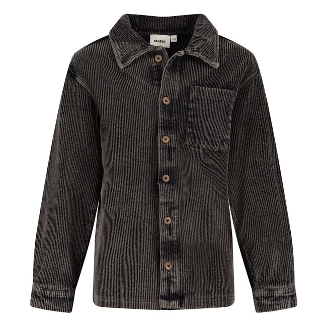 Sturdy , Overhemd corduroy - Mountain top - Antraciet