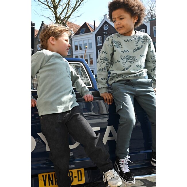 Sturdy , Sweater AOP relaxed fit - Fix It - Jade Groen