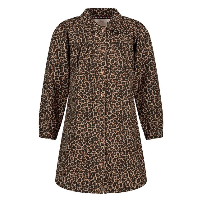 Jubel , Denim jurk AOP - City Chic - Zand