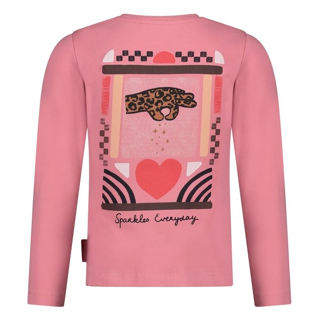 Jubel , Longsleeve met backprint - City Chic - Roze
