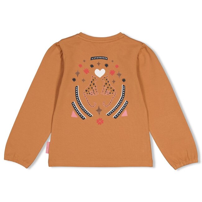Jubel , Longsleeve met backprint - City Chic - Camel