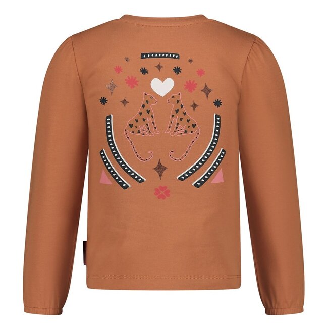Jubel , Longsleeve met backprint - City Chic - Camel
