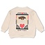 Jubel , Sweater met backprint relaxed fit - City Chic - Offwhite melange