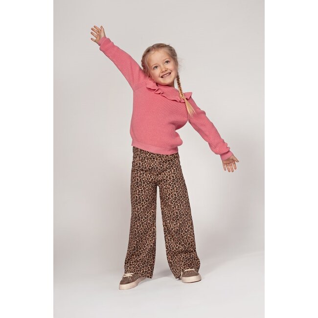 Jubel , Jeans wide leg - City Chic - Zand