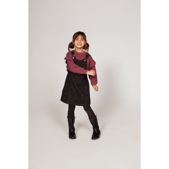 Jubel , Sweater relaxed fit - Moon Flowers - Mauve