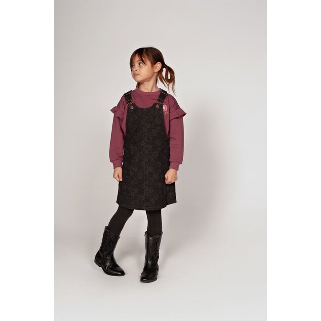 Jubel , Sweater relaxed fit - Moon Flowers - Mauve