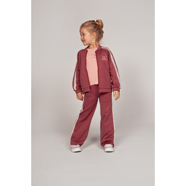 Jubel , Sporty broek - Moon Flowers - Mauve