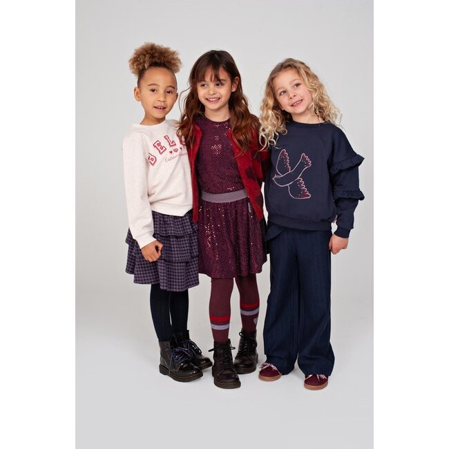 Jubel , Longsleeve pailetten - Daily Princess - Bordeaux