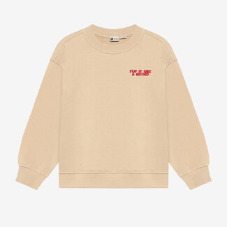 Daily7 Daily7, Oversized Sweater Backprint - Brown, Ginger Root
