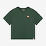 Daily7, Oversized T-shirt Backprint  - Green, Jungle Green