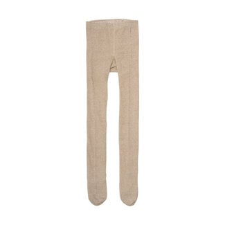 Minymo Minymo,  Stocking - solid - Sand , Silver Mink Melange