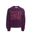LOOXS, Little fleece sweater - Eggplant