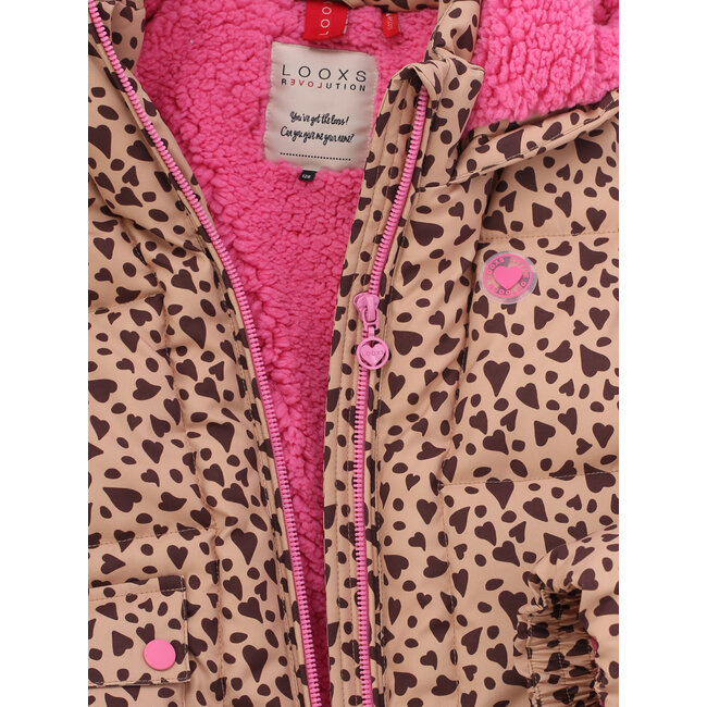 LOOXS, Little fake down jacket Wild hearts