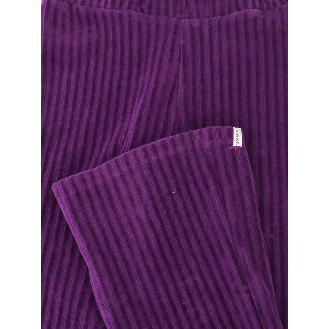 LOOXS, Little velvet flare pants - Eggplant