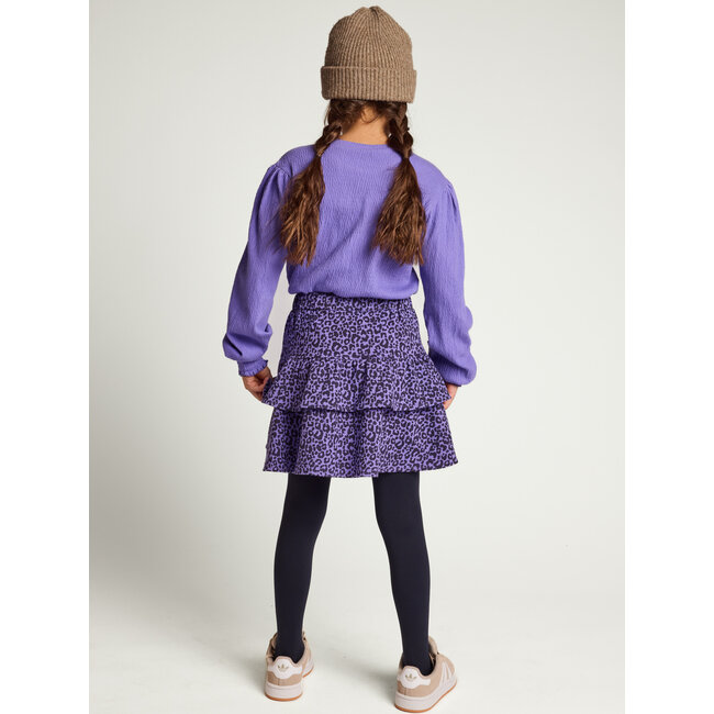 LOOXS, Little leopard skirt - Purple leopard
