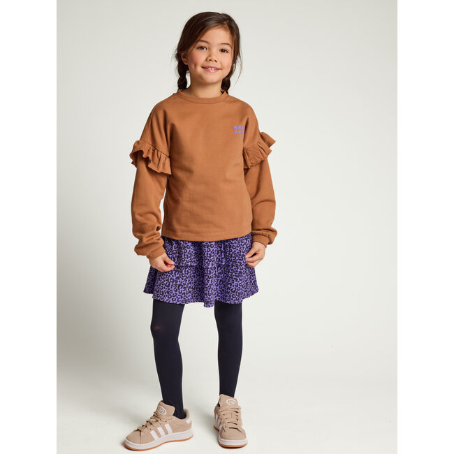 LOOXS, Little leopard skirt - Purple leopard