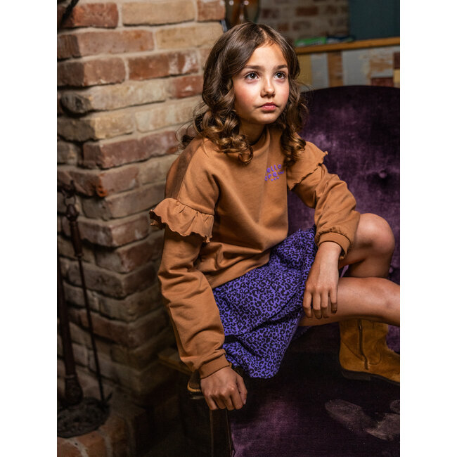 LOOXS, Little leopard skirt - Purple leopard