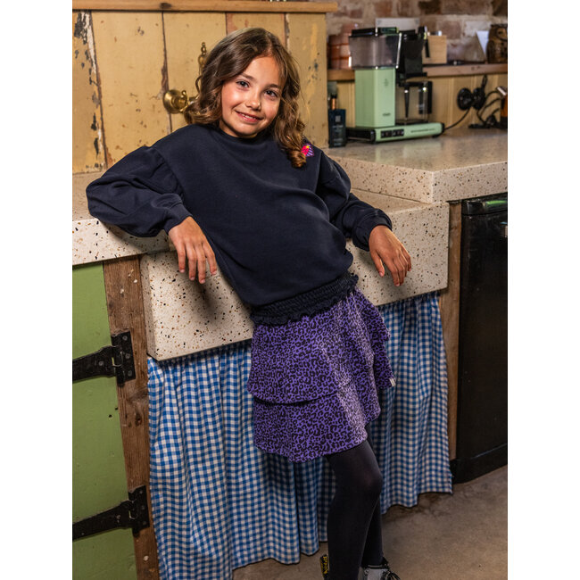 LOOXS, Little leopard skirt - Purple leopard