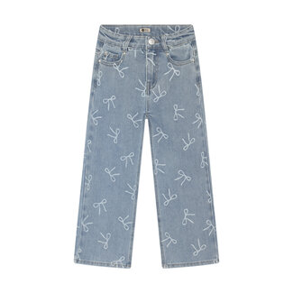 Daily7 Daily7, Denim Wide Fit Bow - Dark Navy, Denim