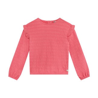 Daily7 Daily7, T-shirt Longsleeve Structure - Pink, Desert Rose