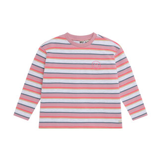 Daily7 Daily7, T-shirt Longsleeve Striped - Purple, Lilas