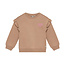 Daily7, Sweater Backprint Ruffle - Brown, Affogat