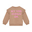 Daily7, Sweater Backprint Ruffle - Brown, Affogat
