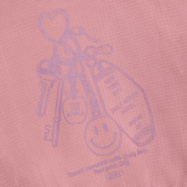 Daily7, T-Shirt Longsleeve Artwork - Purple, Lilas