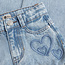 Daily7, Denim Mom Fit Heart - Blue, Medium Denim