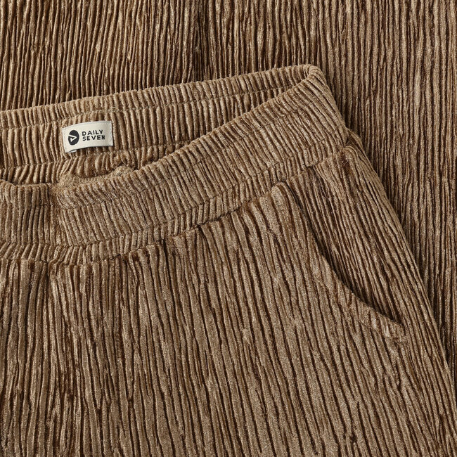 Daily7, Wide Fit Velvet - Brown, Affogat