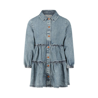 Koko Noko Koko Noko, Dress ls - Denim light blue