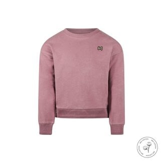 Koko Noko Koko Noko, Sweater with crewneck dropped shoulder - Mauve