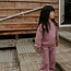 Koko Noko, Sweater with crewneck dropped shoulder - Mauve