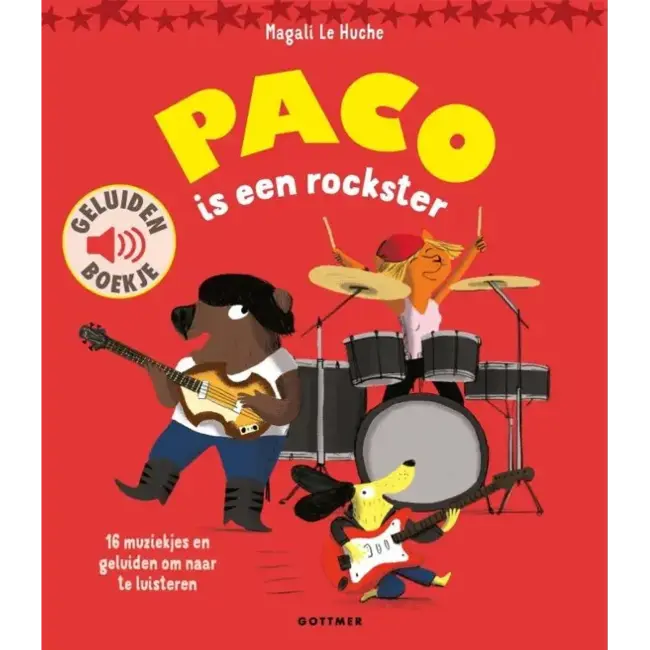 Paco is een rockster (geluidenboekje) 3+