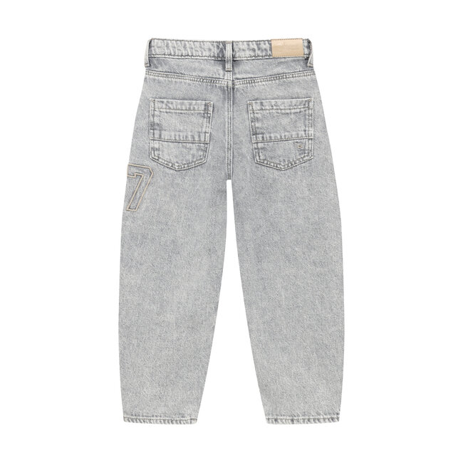 Daily7, Denim Barrel Fit - Grey, Light Grey Denim