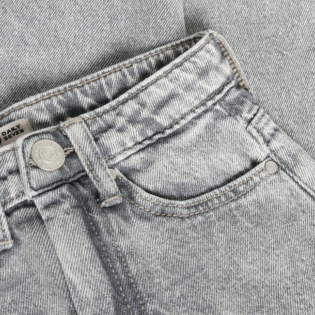 Daily7, Denim Barrel Fit - Grey, Light Grey Denim