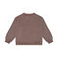 Daily7, Oversized Sweater Print - Brown, Almond Brown