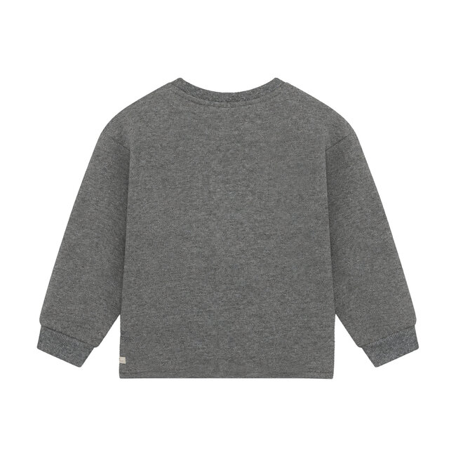 Daily7, Sweater Artwork - Grey, Mid Grey Melange