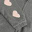 Daily7, Bomber Jacket Heart - Grey, Mid Grey Melange