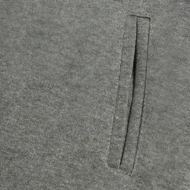 Daily7, Bomber Jacket Heart - Grey, Mid Grey Melange