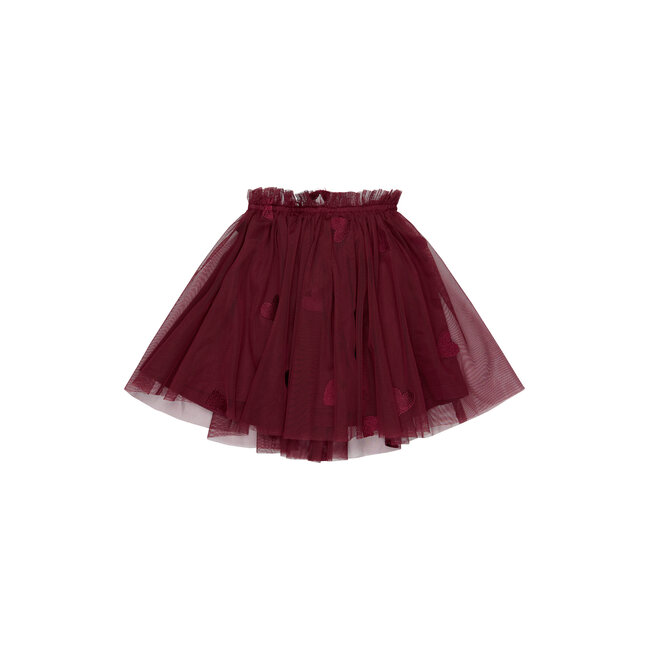 The New Siblings rokje burgundy
