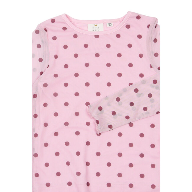 The New  long sleeve pink lavender aop