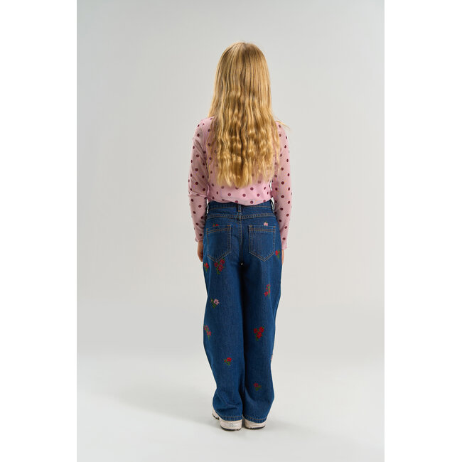 The New  long sleeve pink lavender aop