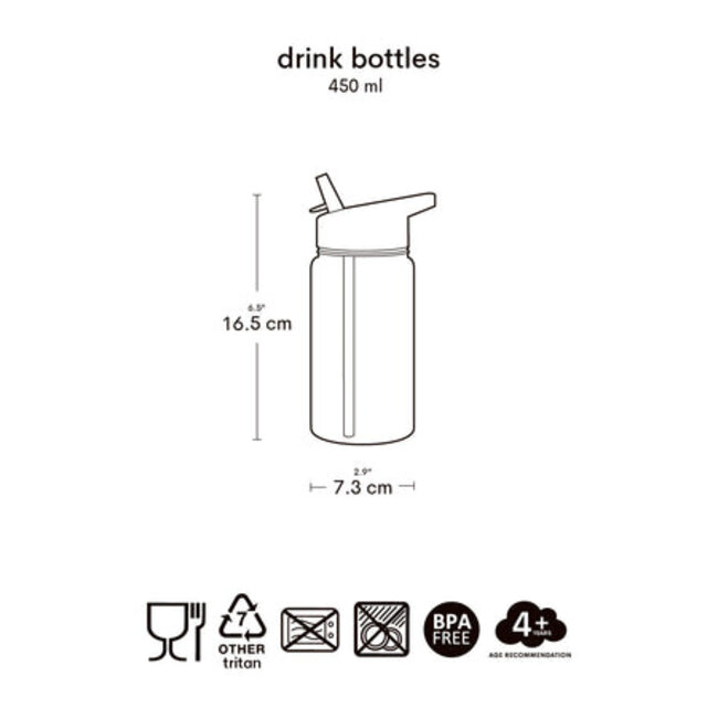 ALLC Drinkfles Hartjes