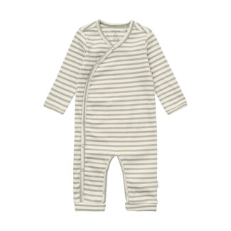 Noppies Noppies,  Playsuit LS stripe - Iceberg Green
