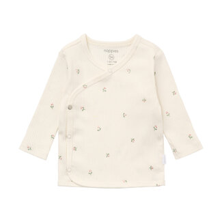 Noppies Noppies,  Top LS AOP - Egret