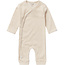 Noppies,  U Playsuit LS Rib Nevis -  Oatmeal Melange